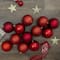 12ct. 4" Red Shatterproof 4-Finish Christmas Ball Ornaments